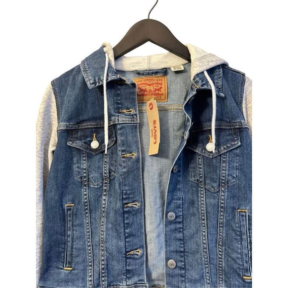 NWT Levi’s hybrid original trucker jacket size small - Picture 4 of 8